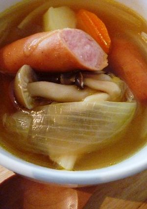 毎朝食べたい☆具沢山のコンソメスープ-レシピのメイン写真