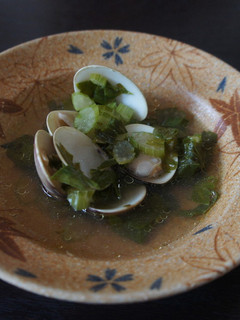 はまぐりとセロリのスープ-レシピのメイン写真