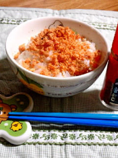 鮭フレークにちょこっと七味♪-レシピのメイン写真