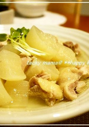 圧力鍋でとろとろ♪ほろほろチキンと塩大根-レシピのメイン写真