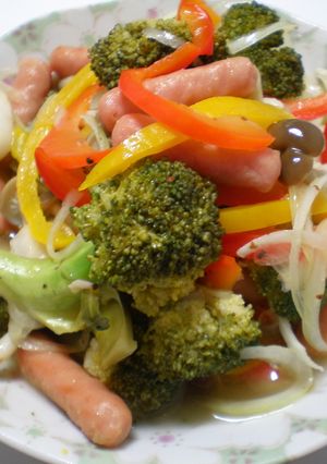 ポークビッツと野菜のごちそうマリネ-レシピのメイン写真