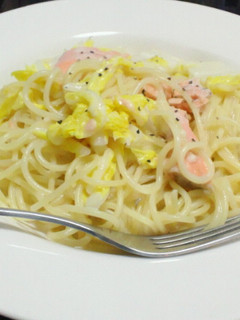 鮭と白菜のクリームパスタ-レシピのメイン写真