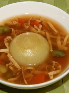 丸ごと玉ねぎのほっこり生姜スープ-レシピのメイン写真