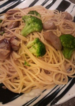 ブロッコリーとウインナーの梅パスタ-レシピのメイン写真
