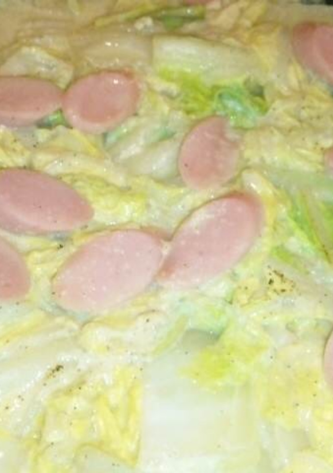 さつまいもと白菜の豆乳スープ-レシピのメイン写真