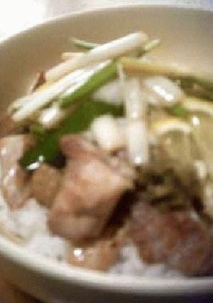 鶏ねぎ丼-レシピのメイン写真