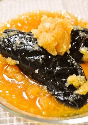 なすの揚げ浸し～おろしポン酢添え～-レシピのメイン写真