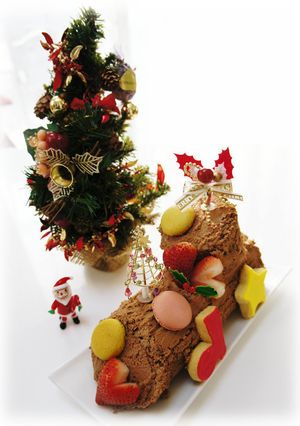 * クリスマス ★ ブッシュドノエル♪-レシピのメイン写真