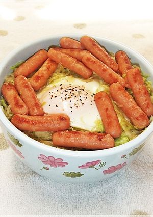 ✿ポークビッツ てりやき丼✿-レシピのメイン写真