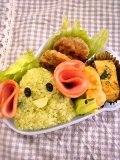 モロヘイヤの☆AОTSUBU君☆キャラ弁-レシピのメイン写真