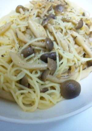 お好みキノコの醤油バターパスタ-レシピのメイン写真