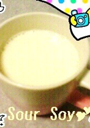 ☆材料3つ♪ホッとするサワー豆乳☆-レシピのメイン写真
