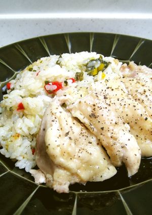 セロリと炊き込む☆チキンライス-レシピのメイン写真