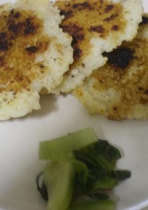 おやつに☆ぺたんこ焼きおにぎり-レシピのメイン写真