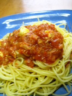 ソースはチン♪ツナのトマトソースパスタ♪-レシピのメイン写真