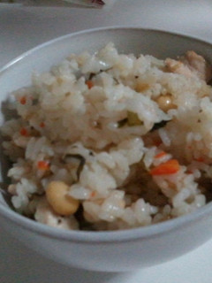 大豆と大根菜の炊き込みご飯♪-レシピのメイン写真
