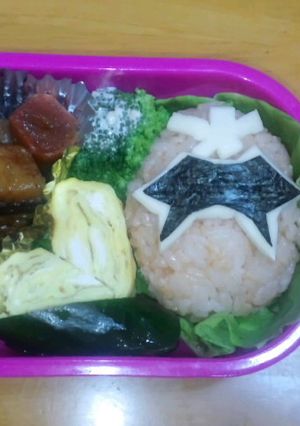 キャラ弁☆ゴーカイジャーレッド-レシピのメイン写真