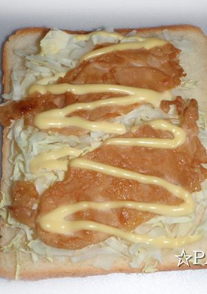 ✿豚の生姜焼き トースト✿-レシピのメイン写真