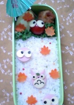 お弁当に☆魚肉のトトロとくろすけ-レシピのメイン写真