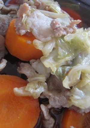 豚肉とにんじんのほっこり煮♪-レシピのメイン写真