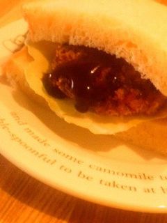 コロッケのオープンサンド-レシピのメイン写真