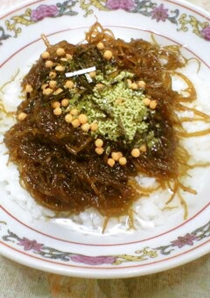 洗いもずくのお茶漬け-レシピのメイン写真