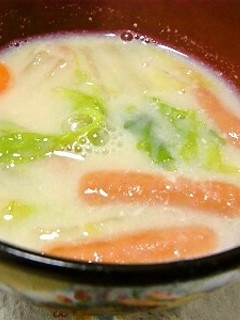 豆乳味噌スープ-レシピのメイン写真