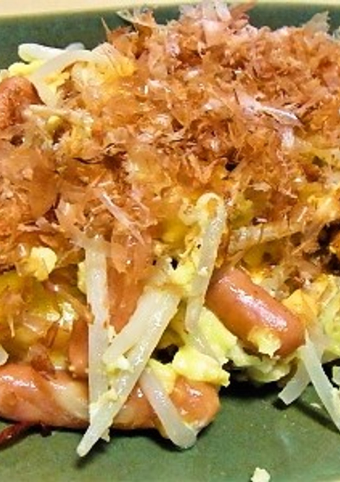 もやしとウィンナーのお好み焼き風-レシピのメイン写真