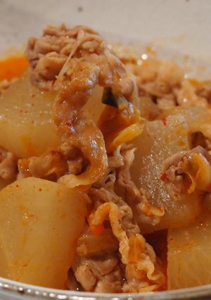 ダシダで大根キムチ煮-レシピのメイン写真