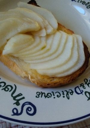 ラ・フランス好きのトースト。-レシピのメイン写真