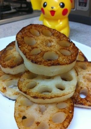 シンプルに♪蓮根ステーキ-レシピのメイン写真