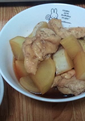 大根と鶏肉の旨煮( ´艸`)-レシピのメイン写真