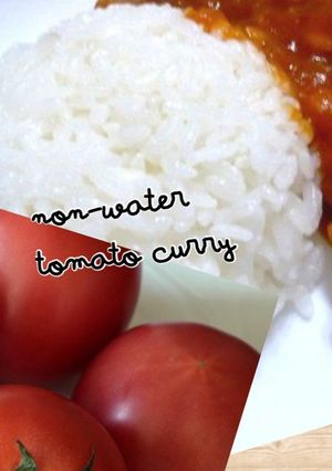 トマト大量消費！水なしトマトカレー◎-レシピのメイン写真