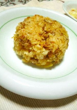 キムチとたくあんで　キムタクチャーハン-レシピのメイン写真