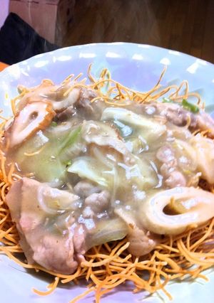 安い材料で皿うどん-レシピのメイン写真