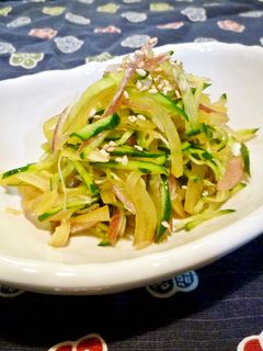 ☆茗荷ときゅうりの酢の物☆-レシピのメイン写真