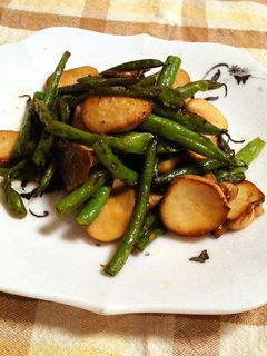 いんげんとエリンギのバターしょうゆ炒め-レシピのメイン写真