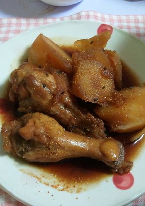 鶏手羽とジャガイモのサッパリ煮-レシピのメイン写真