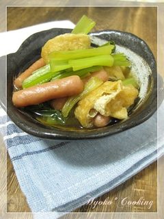 小松菜とウインナーの煮浸し-レシピのメイン写真