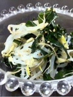 もやしとワカメのさっぱり塩ナムル☆-レシピのメイン写真