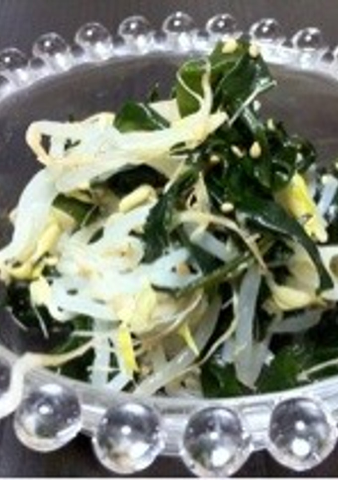 もやしとワカメのさっぱり塩ナムル☆-レシピのメイン写真