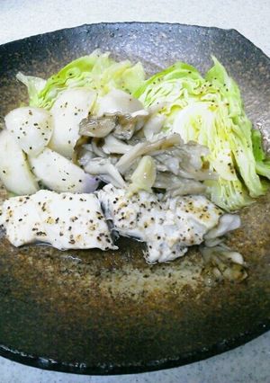 鰆のキャペツ蒸し-レシピのメイン写真