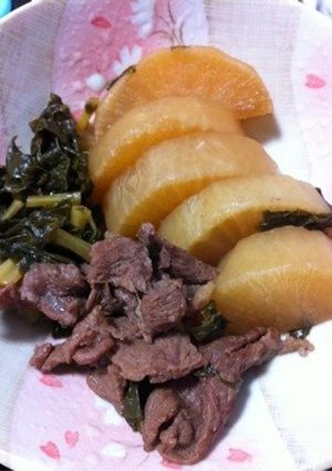大根と牛肉の煮物-レシピのメイン写真