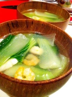 ちんげん菜で中華スープ-レシピのメイン写真