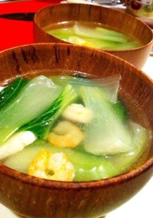 ちんげん菜で中華スープ-レシピのメイン写真