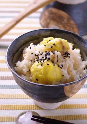 炊飯器で簡単!栗ごはん-レシピのメイン写真