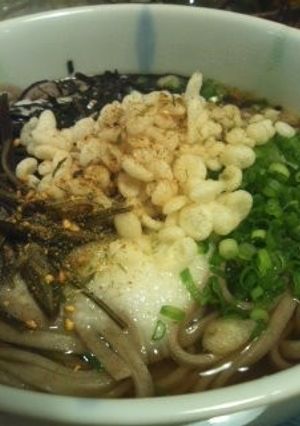 雲隠れ月見そば-レシピのメイン写真