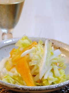 柿と白菜の名コンビサラダ-レシピのメイン写真