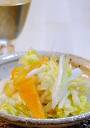 柿と白菜の名コンビサラダ-レシピのメイン写真