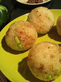 ばあちゃんの味 枝豆みそおにぎり-レシピのメイン写真
